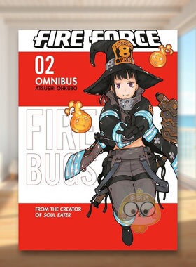 【预售】炎炎消防队合集2英文漫画进口原版书平装14岁以上Fire Force Omnibus 2  Atsushi OhkuboKodansha Comics书籍图书外版正版