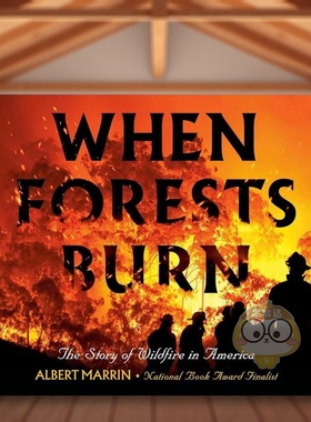【预售】当森林燃烧时美国野火的故事英文儿童故事进口原版书精装When Forests Burn: The Story of Wildfire in America Albert书