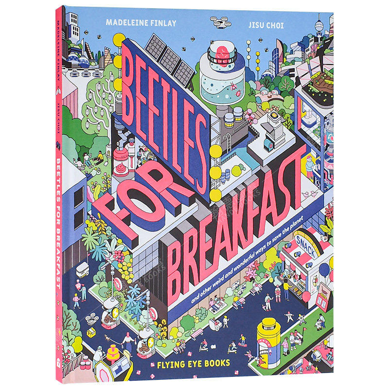 【现货】Beetles For Breakfast，把甲壳虫作为午餐 英文原版图书进口正版 青少年读物 课外科普跨界启蒙趣味引导故事书