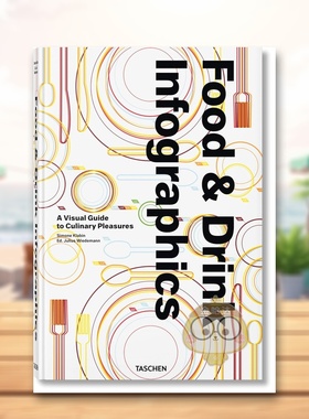 【现货】食物&饮料信息图：烹饪乐趣的视觉指南 Food & Drink Infographics原版英文字体图案标志设计进口书籍图书外版正版