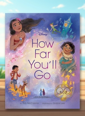 【现货】你要走多远英文儿童绘本自我认知情绪管理进口原版书精装How Far You'Ll Go HcMCCANNA  TIMDisney书籍图书外版正版