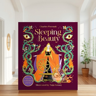 童话立体书 正版 童话进口书籍图书外版 Beauty 预售 闪耀经典 原版 Gilded 睡美人 经典 Fairytales 英文儿童立体 Sleeping