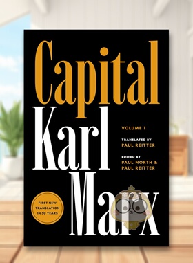【现货】马克思资本论卷1英文社会科学Karl Marx 进口原版书精装14岁以上Capital  Critique of Political Economy, Volume 1Pri书