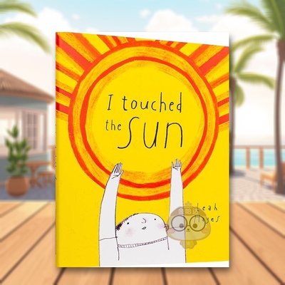 【预售】【美国漫画家Leah Hayes】我能摸到太阳英文儿童绘本插画师进口原版外版书精装6岁-9岁I Touched the SunLeah HayesEnch书