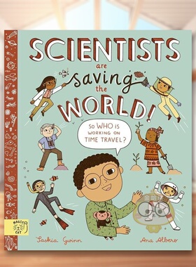 【现货】【STEM图像传记】拯救世界的科学家Scientists Are Saving the World英文青少年读物3-6岁精装Saskia Gwinn  Ana Albero进