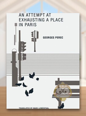 【预售】让巴黎的一处消竭 An Attempt at Exhausting a Place in Paris 原版英文文学小说进口书籍图书外版正版