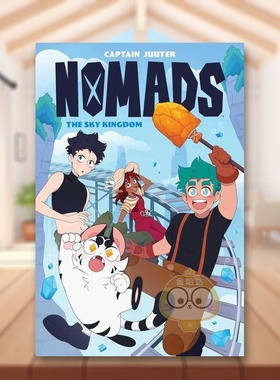 【预售】游牧民族天空王国OGNSC第1册英文漫画进口原版书平装14岁以上Nomads: The Sky Kingdom OGN SC  Captain JuuterBOOM Stu书