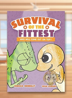 【预售】适者生存英文儿童漫画进口原版书精装Survival of the Fittest Donnelly  Rebecca Henry Holt书籍图书外版正版