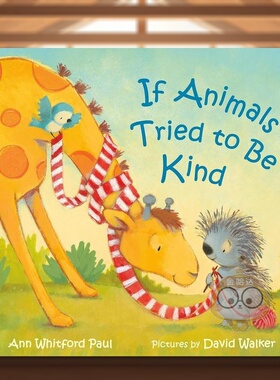 【预售】【拟人动物睡前故事】努力表现的友善英文儿童绘本IP系列进口原版外版书纸板书3-6周岁【If Animals Kissed Good Night】