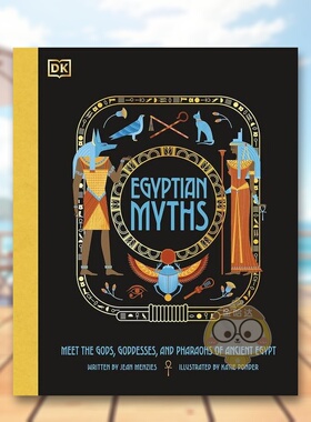 【现货】【上古神话】古埃及神话【Ancient Myths】Egyptian Myths英文儿童故事Jean Menzies 精装3-6岁DK Children进口原版书978