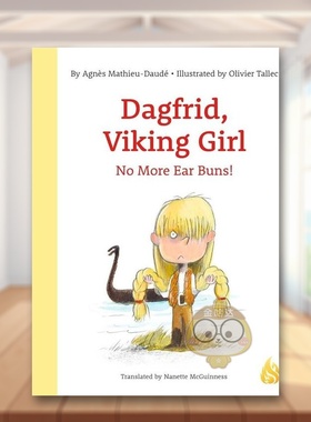 【预售】不再有耳髻英文儿童绘本虚构类进口原版外版书6岁-9岁No More Ear Buns!Agnès Mathieu-Daudé Arctis书籍图书正版