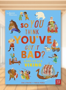 【现货】大英博物馆：揭开维京时代的儿童生活英文儿童绘本知识百科进口原版外版书平装3-6周岁British Museum: So You Think Yo书