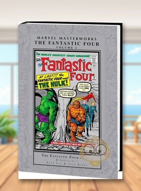 【预售】【Marvel】漫威大师作品神奇四侠卷2英文漫画精装进口原版书MARVEL MASTERWORKS: THE FANTASTIC FOUR VOL. 2 Jack Kirb书