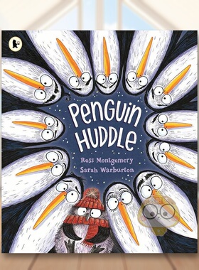 【预售】企鹅抱团行动（平装版）英文儿童绘本人际关系进口原版外版书6岁-9岁Penguin Huddle (The Norendy Tales)Ross Montgome书
