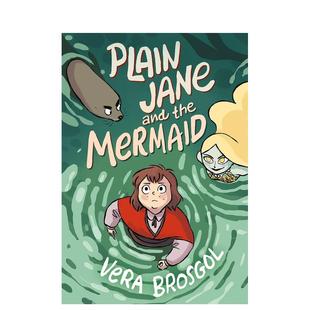 the 6岁进口英语启蒙读物书籍 朴素简和美人鱼 儿童绘本故事书3 英文原版 Mermaid and Jane Plain 现货