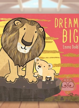 【现货】胸怀壮志【Emma Dodd】Dream Big英文儿童绘本自我认知情绪管理3-6岁精装Emma Dodd进口原版书Templar Publishing0书籍图