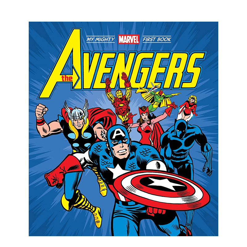 【现货】复仇者联盟：非凡漫威读物 【Mighty Marvel First Book】Avengers 原版英文儿童漫画 书籍/杂志/报纸 儿童读物原版书 原图主图