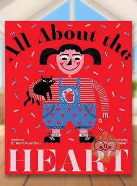 【现货】关于心的一切All About the Heart英文儿童绘本身体认知启蒙3-6岁精装Remi Kowalski  Tonia Composto进口原版书Berbay97