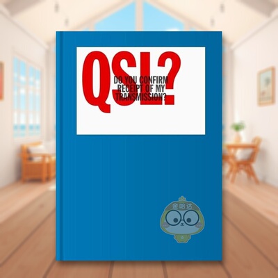 【现货】QSL？：双向无线电通讯视觉画册英文字体图案标志平面设计精装进口原版外版书籍QSL? (Do You Confirm Receipt of My Tr图
