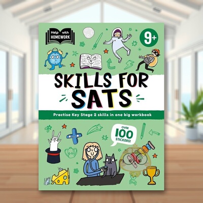 【预售】作业辅导：9岁以上（SAT 考试技能）英文儿童自然拼读进口原版外版书平装3-6周岁Help With Homework: Age 9+ Skills fo书