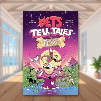 【预售】【宠物讲故事】古埃及 Pets Tell Tales: Ancient Egypt 原版英文儿童漫画 历史主题隐形教育 middle grade读者