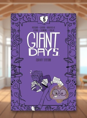 【预售】巨人的日子卷5英文漫画进口原版书14岁以上Giant Days Library Edition Vol. 5 John Allison BOOM Studios书籍图书外版正