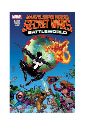 【现货】漫威超级英雄秘密战争：战场世界 Marvel Super Heroes Secret Wars:Battleworld 英文漫画书原版进口图书美漫Defalco