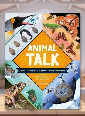 【现货】动物说话【Wonders of Wildlife】Animal Talk英文儿童绘本知识百科9-12岁精装Dr. Michael Leach  Dr. Meriel Lland and