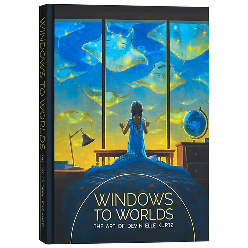 【现货】世界之窗：德文·艾尔·库尔茨的艺术Windows to Worlds: The art of Devin Elle Kurtz英文画集原版进口画册图书书籍