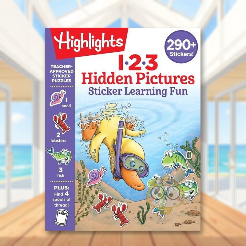 【隐藏图片贴纸学习乐趣】123