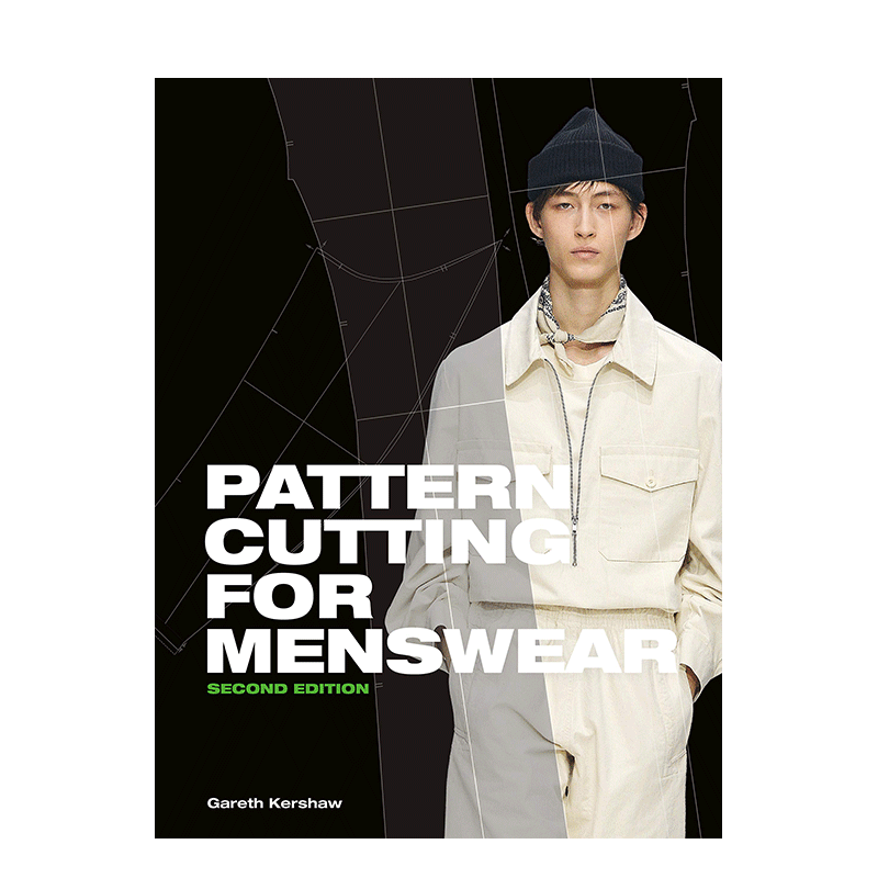【现货】男装纸样裁剪设计与技术 第二版 Pattern Cutting for Menswear 英文原版服装设计书籍进口