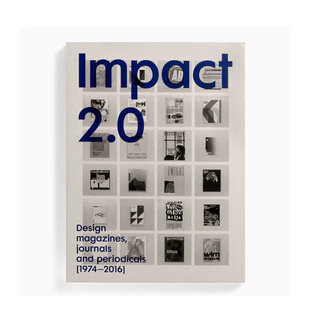 【现货】Impact Regular 2.0字体设计：1974–2016年间的杂志封面集 Impact 2.0: Design magazines, journals and periodicals [