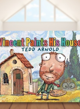 【预售】文森特涂他的房子 Vincent Paints His House 原版英文儿童故事进口书籍图书外版正版