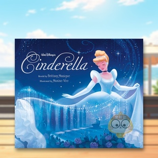 Edition 英文儿童绘本进口书籍图书外版 Walt Cinderella 75th 华特迪士尼灰姑娘75周年纪念版 Disney 原版 Anniversary 预售