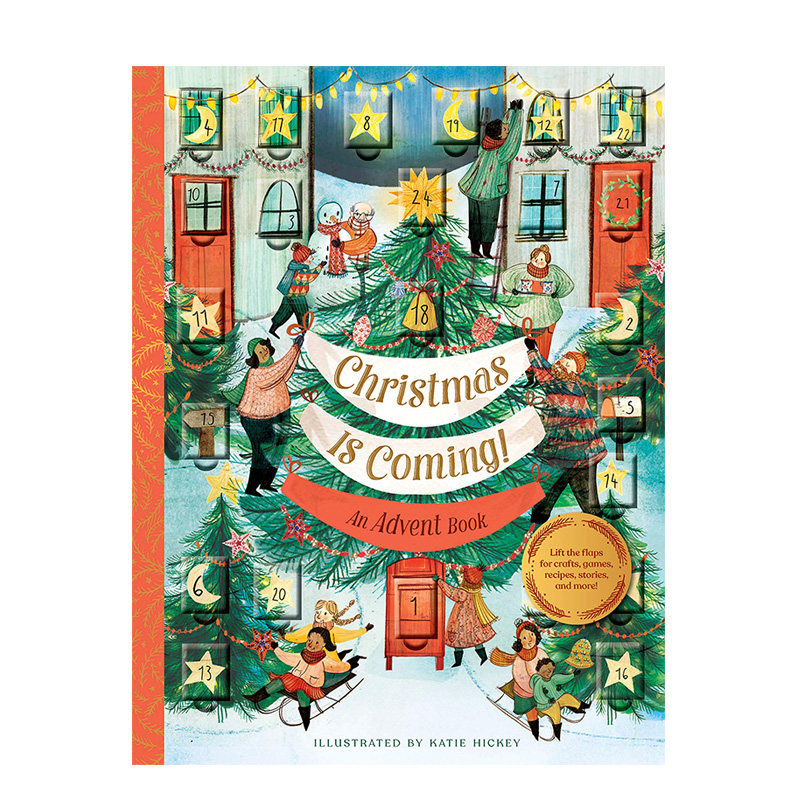 an advent book 圣诞节来了 精装 儿童绘本 圣诞节礼物 英文原版图