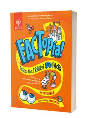 【现货】追寻 400 个事实的足迹 [大英百科全书］ FACTopia! 英文原版儿童知识科普绘本3-6岁进口英语启蒙读物书籍