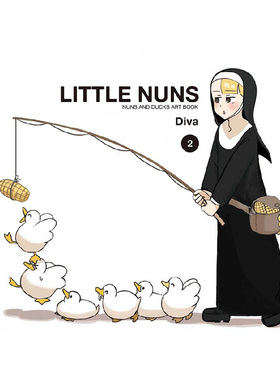 【现货】Diva插画作品集 2 LITTLE NUNS NUNS AND DUCKS ART BOOK 2日文原版图书书籍插画集
