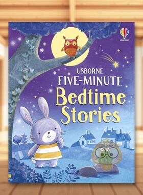 【预售】【插画故事选集】五分钟睡前故事 【Illustrated Story Collections】Five-Minute Bedtime Stories 原版英文儿童故事