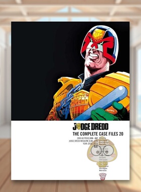 【预售】特警判官案件档案全集20英文漫画进口原版书平装14岁以上Judge Dredd: The Complete Case Files 20 John Wagner2000 AD书