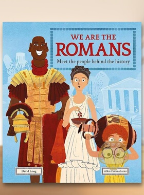 【现货】我们是罗马人了解历史背后的人物We Are the Romans Meet the People Behind the History英文儿童绘本交通工具城市人文D