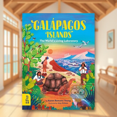 【现货】加拉帕戈斯群岛世界生活实验室Galápagos Islands The World’s Living Laboratory英文儿童绘本动物生态环保9-12岁精装