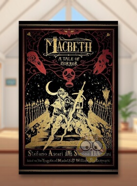 【预售】麦克白恐怖故事英文漫画进口原版书简装14岁以上Macbeth: A Tale of Horror Stefano AscariDark Horse书籍图书外版正版