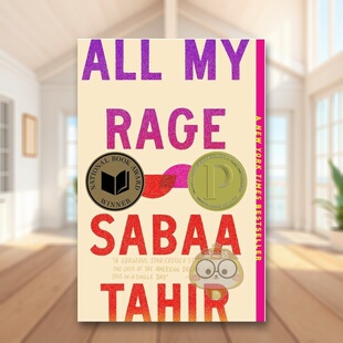 【预售】【2023普林兹青少年文学奖】怒气填胸英文青少年读物进口原版外版书All My RageSabaa TahirRazorbill-PenguinUS书籍图书