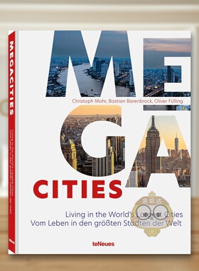 【预售】都市：世界大城市的生存图景 Megacities :Living in the World's Largest Cities 原版英文摄影作品集人文景观进口书籍图