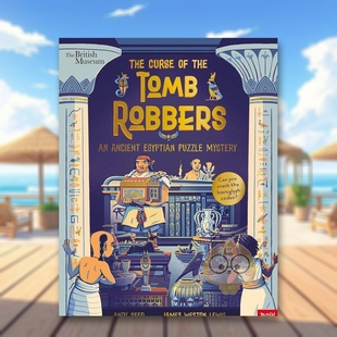 【现货】大英博物馆： 盗墓者的诅咒（古埃及谜题之谜）英文儿童绘本知识百科进口原版外版书平装3-6周岁British Museum: The Cu书