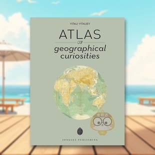 【现货】地理奇观地图集Atlas of Geographical Curiosities英文旅行Vitali Vitaliev简装Editions Jonglez进口原版书9553书籍图书