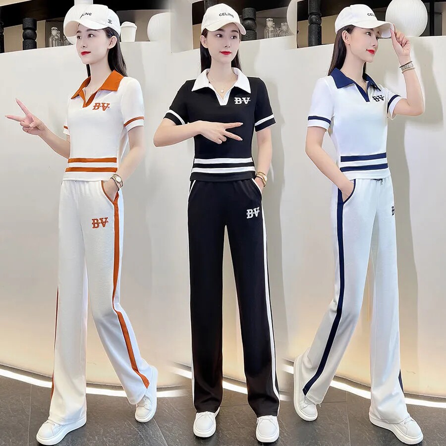 时尚减龄运动休闲套装春夏装2026年新款洋气质职业女装时髦两件套