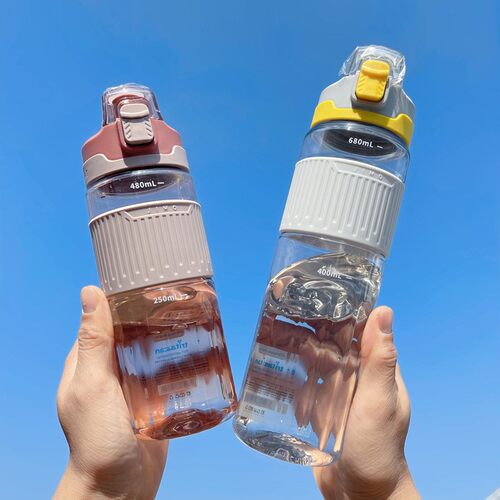 艾可思哈里森高颜值tritan塑料水杯大容量学生运动水壶夏季女学生
