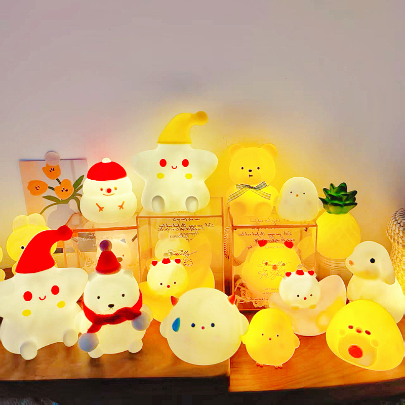 可爱卡通小夜灯幼儿园学生全班奖励奖品儿童礼物创意圣诞节伴手礼