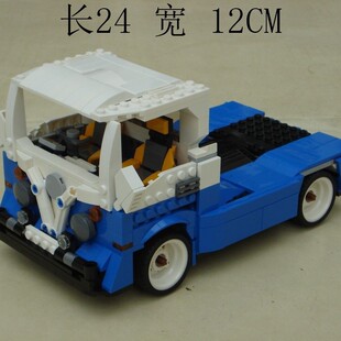 MOC-14731 大众T1露营车平板 607片 电子图纸 拼插积木
